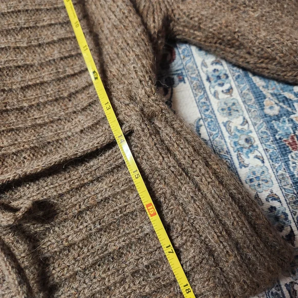 Elegant Brown Cardigan by - Picture 6 of 8